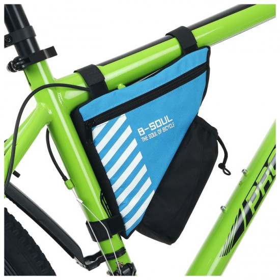 Велосумка подрамная с отсеком для бутылки