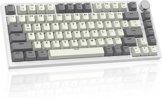 Клавиатура Attack Shark K85 Bussines Gray