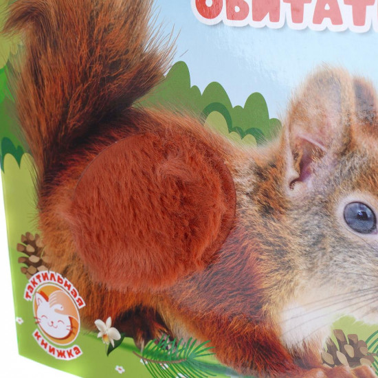 Тактильная книга «Лесные обитатели»