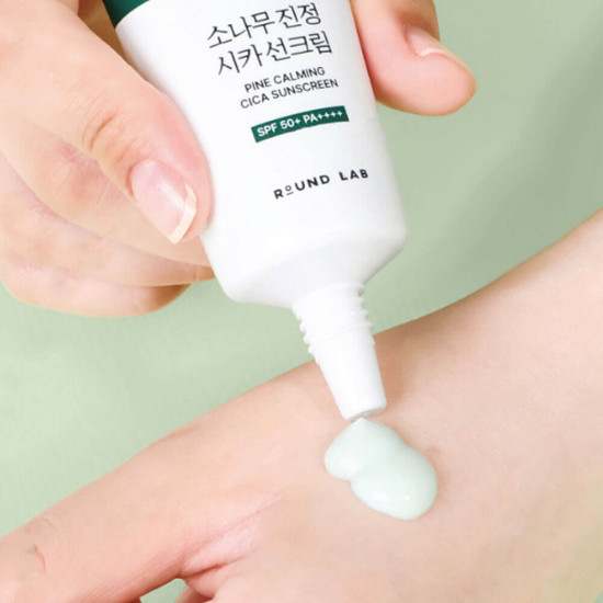 Солнцезащитный крем для проблемной кожи «Pine Calming Cica Sunscreen SPF50+ PA++++»