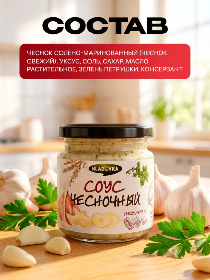 Соус чесночный
