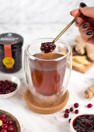 Варенье имбирное с брусникой