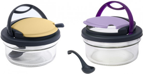 Сахарница с ложкой