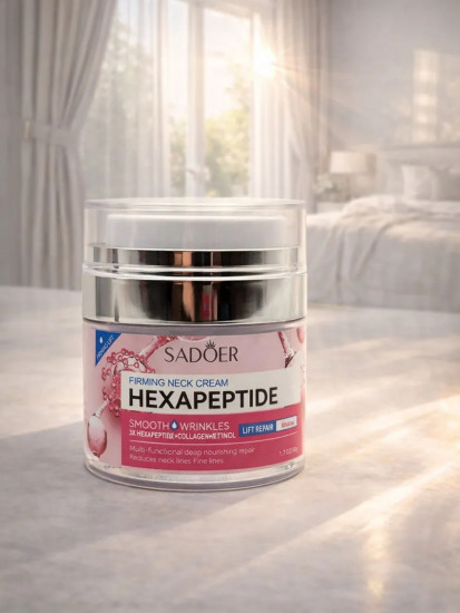 Комплексный антивозрастной крем для шеи и зоны декольте 3 в 1 «3X Hexapeptide+Collagen+Retinol»