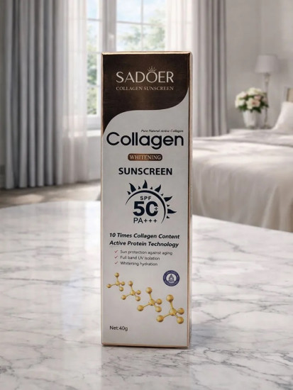 Солнцезащитный крем «Collagen Whitening Sunscreen» SPF 50+ PA+++