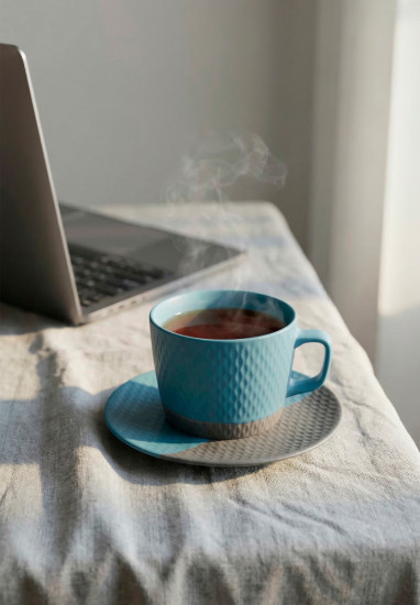 Чайная пара Linea di PORCELLANA