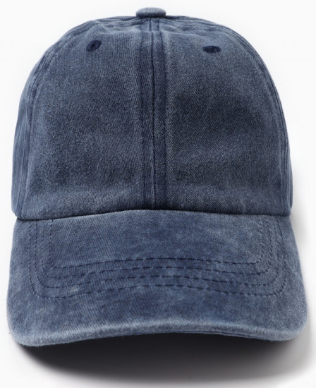 Бейсболка однотонная