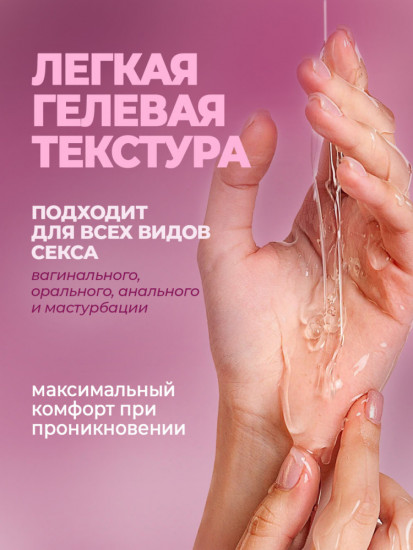 Гель-смазка с гиалуроновой кислотой на водной основе