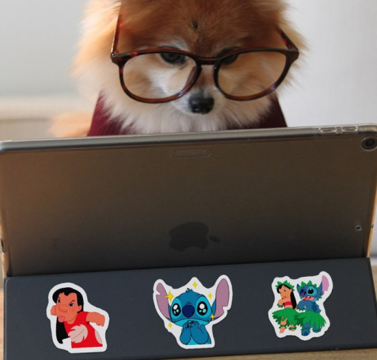 Набор стикеров «Стич»