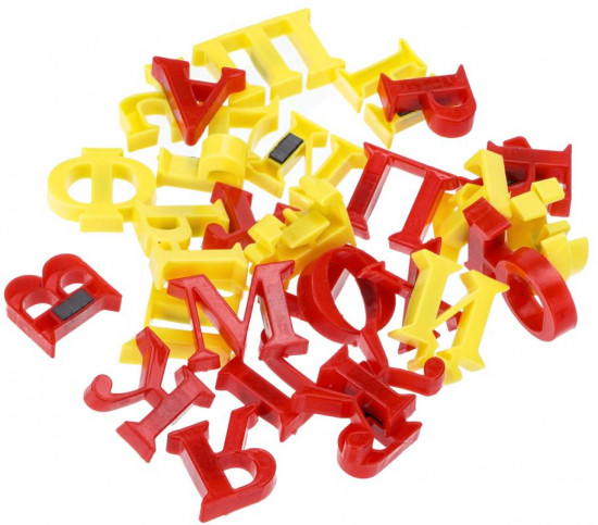 Набор с магнитными буквами «Чебурашка. Алфавит»