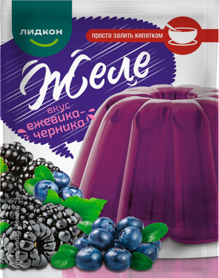 Желе «Ежевика-черника»