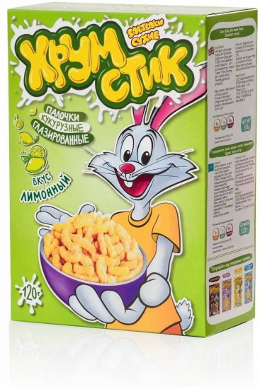 Палочки кукурузные глазированные лимонные