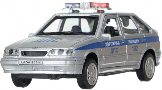 Металлическая модель «Lada 2114 «Samara». Полиция»