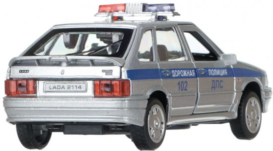 Металлическая модель «Lada 2114 «Samara». Полиция»