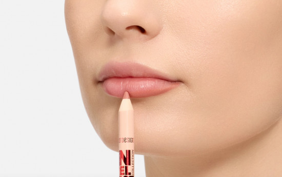 Гелевый стойкий карандаш для губ, тон 101 Nude