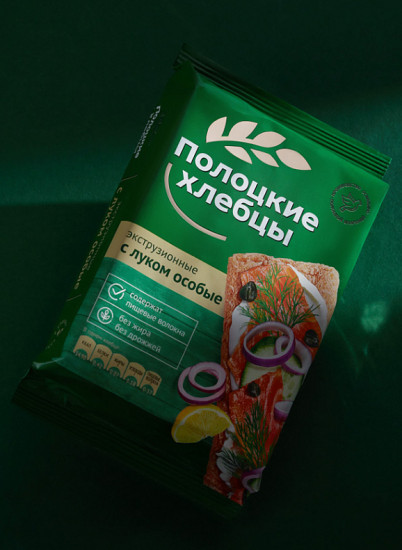 Хлебцы экструзионные с луком особые «Полоцкие»