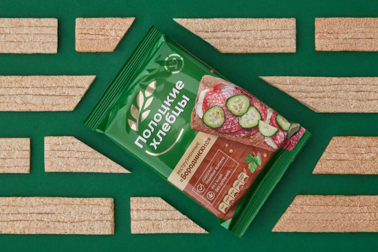 Хлебцы экструзионные бородинские «Полоцкие»