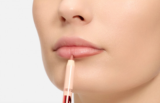 Гелевый стойкий карандаш для губ «Intellect», тон 102 Warm beige