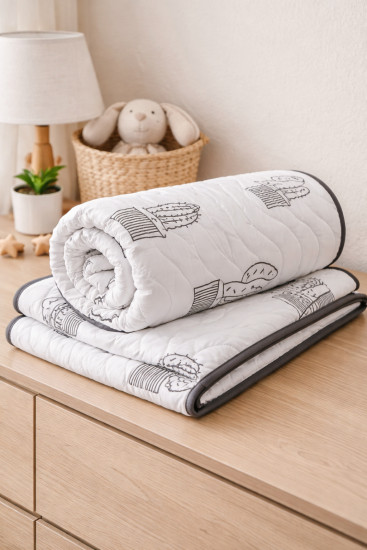 Одеяло детское с наволочкой «Кактус»