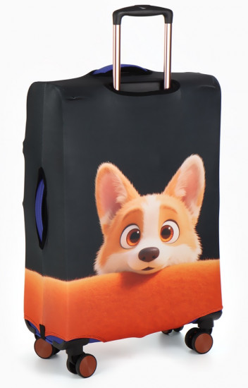 Чехол для чемодана «Корги»