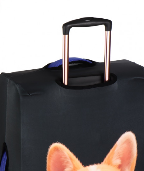 Чехол для чемодана «Корги»