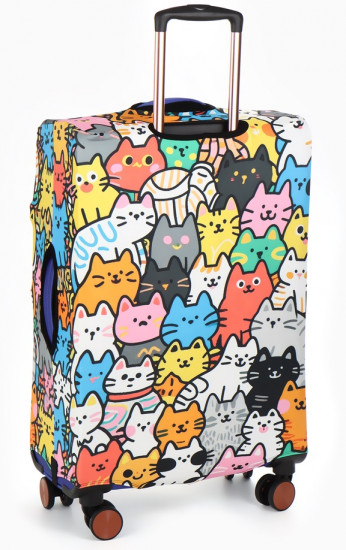 Чехол для чемодана «Котики»