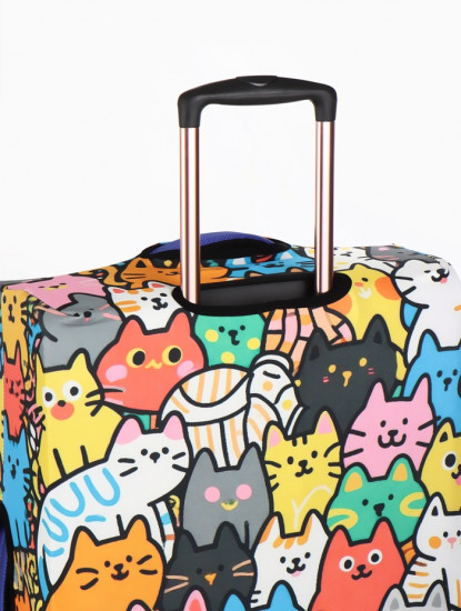 Чехол для чемодана «Котики»