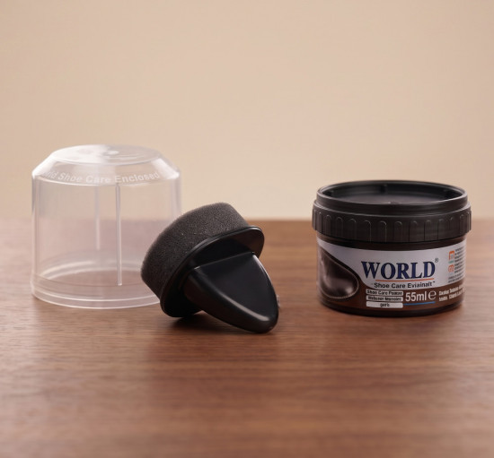 Крем для обуви со спонжем
