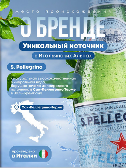 Вода минеральная газированная