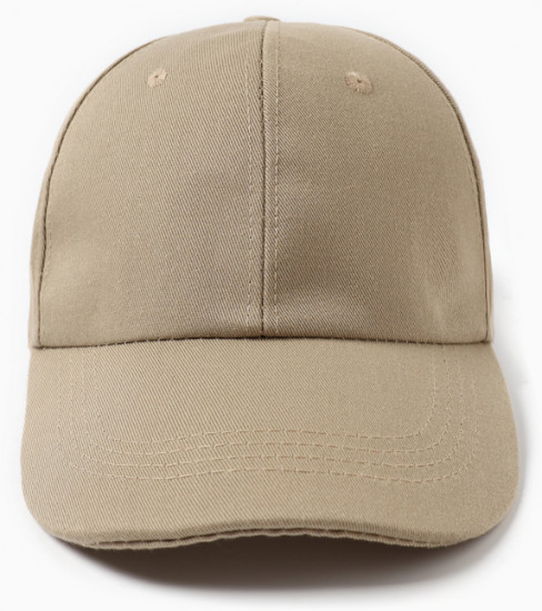 Кепка однотонная на липучке