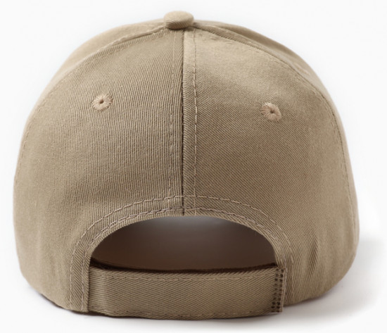 Кепка однотонная на липучке