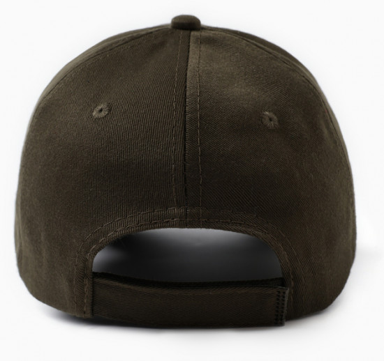 Кепка однотонная на липучке