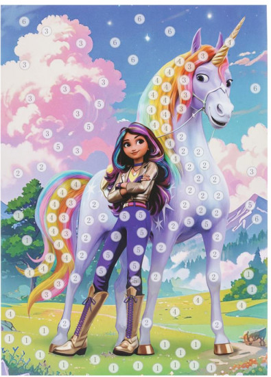 Аппликация из страз «Академия единорогов»