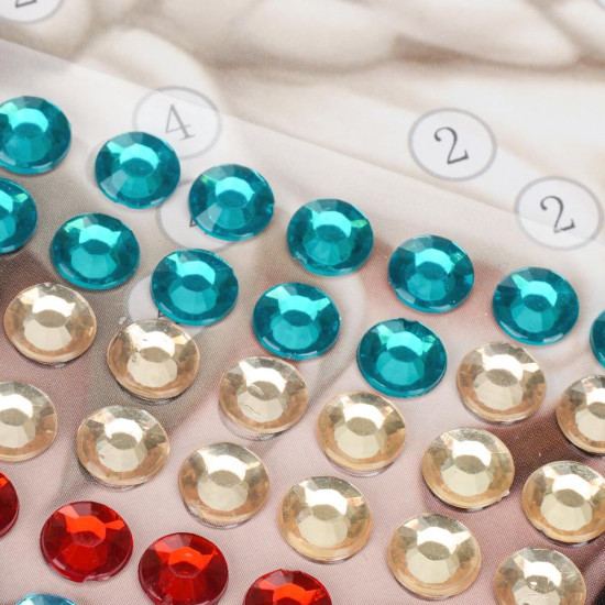 Аппликация из страз «Кошечки-принцесса»