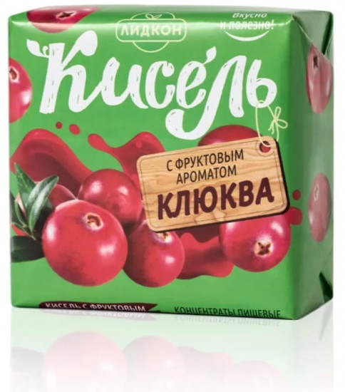 Кисель с фруктовым ароматом «Клюква»