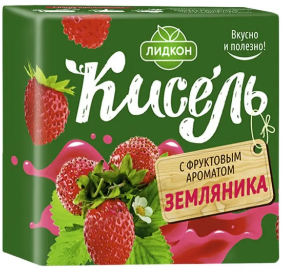 Кисель с фруктовым ароматом «Земляника»