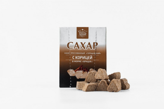 Сахар прессованный с корицей в форме бридж «Городейский»