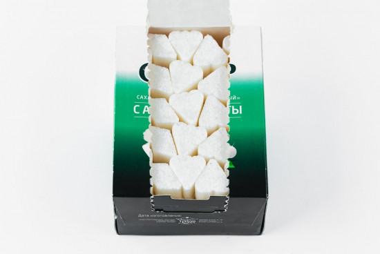 Сахар прессованный с ароматом и вкусом мяты в форме бридж «Элитный»