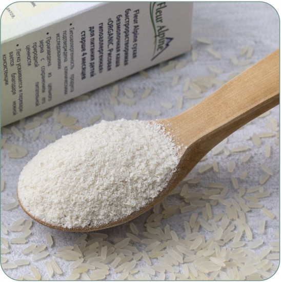 Каша безмолочная детская рисовая гипоаллергенная