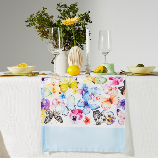 Дорожка на стол «Бабочки»