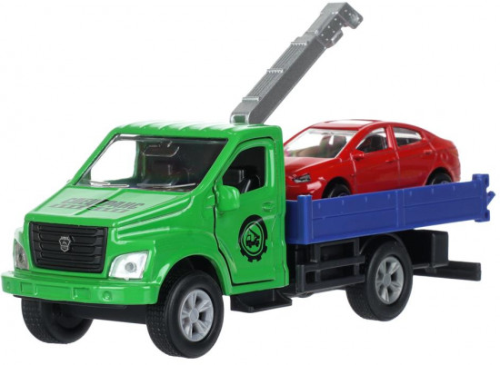 Набор металлических моделей «Эвакуатор ГАЗ Газон Next + Hyundai Solaris»
