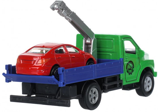 Набор металлических моделей «Эвакуатор ГАЗ Газон Next + Hyundai Solaris»