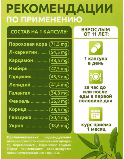 Препарат для похудения «A1 L-Carnitine»