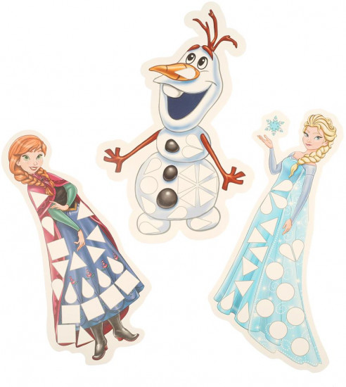 Аппликация «Снежные принцессы»