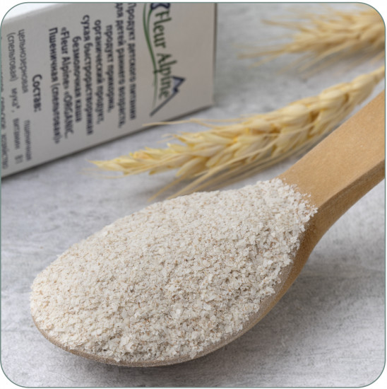 Каша безмолочная детская пшеничная (спельтовая)