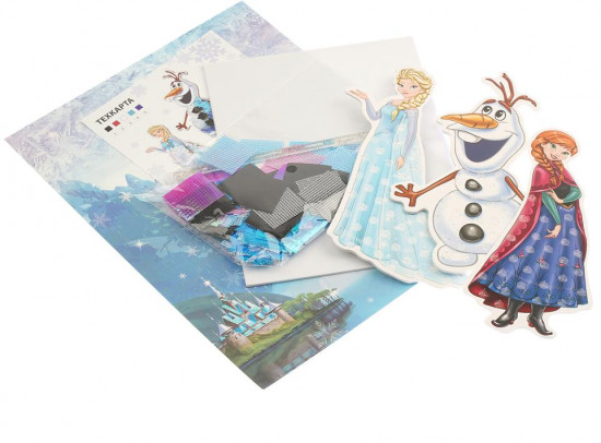 Аппликация тканью «Снежные принцессы»