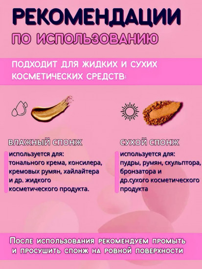 Набор спонжей для макияжа
