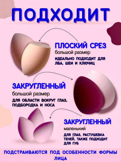 Набор спонжей для макияжа