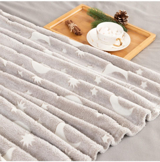 Плед светящийся в темноте «Луна»