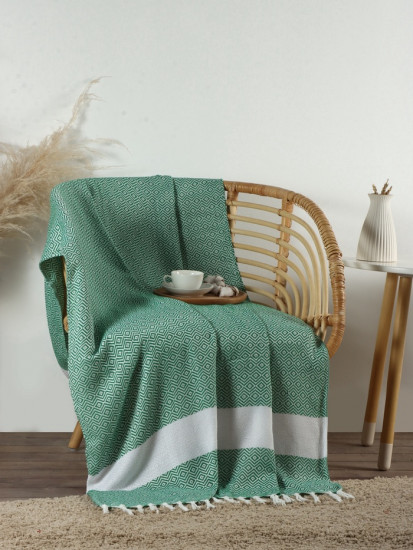 Плед с кисточками «East»